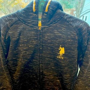 USPA Sherpa lined sweatsuit NWT